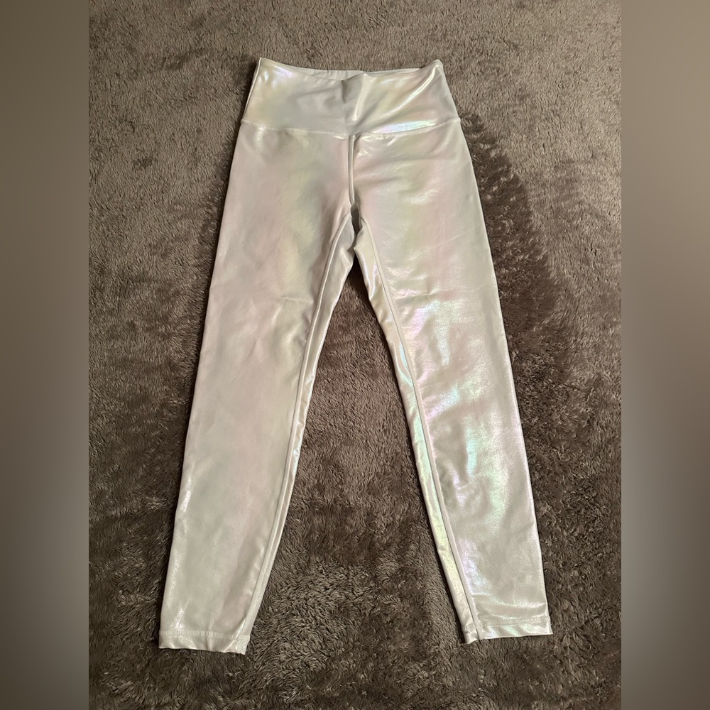 ZYIA White Unicorn Luxe Leggings 7/8 size 6-8